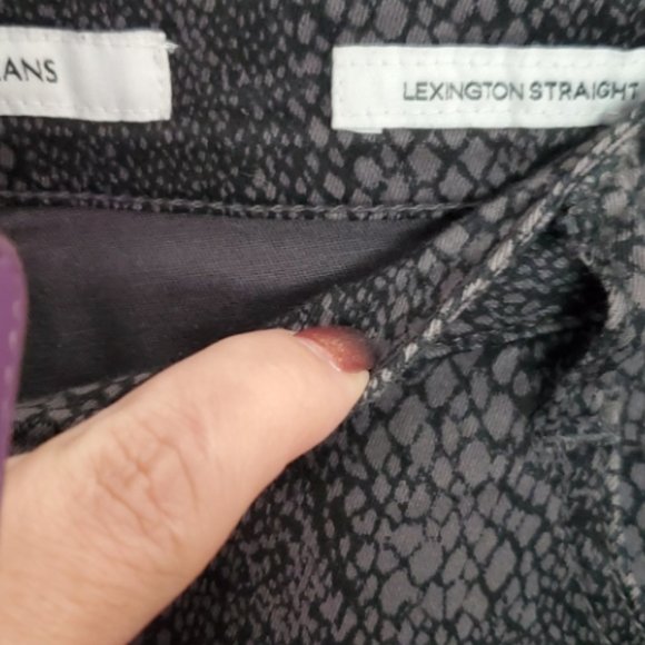 Jones New York Lexington Animal Print Jeans - Picture 4 of 4